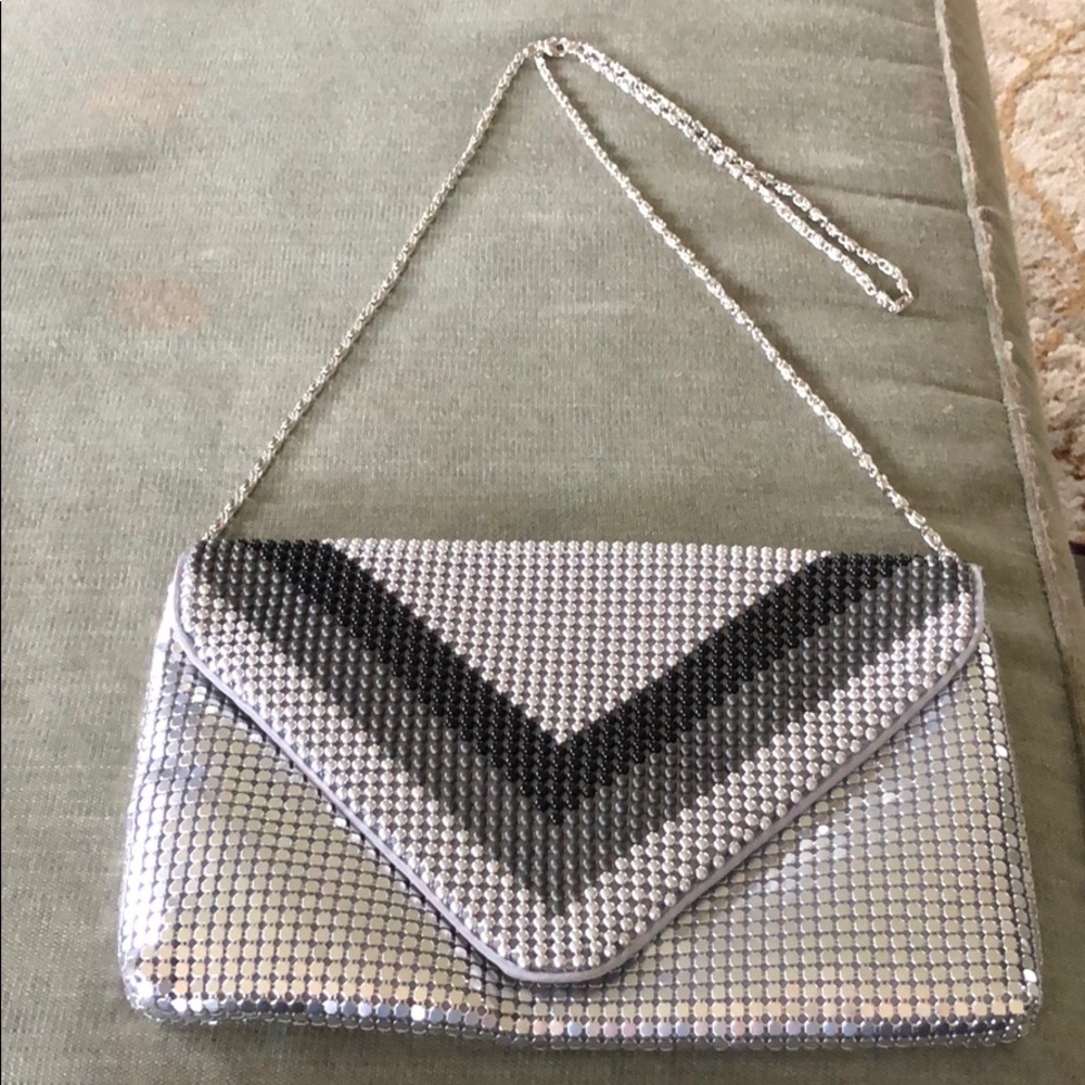 Dress pocketbook, new condition, silver chain
